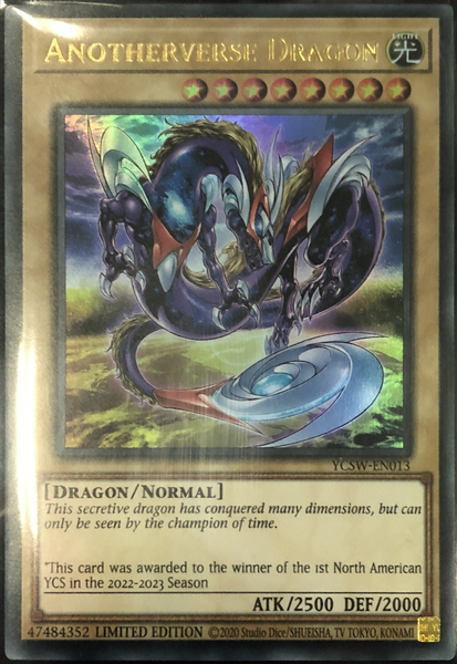 Anotherカード 2022 Yugioh YCSW-EN013 Anotherverse Dragon PSA 8 Holo RARE