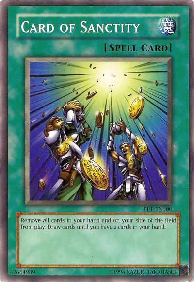 Card of Sanctity (Kids WB Duel of Destiny Promo) [EP1-EN000] Common – Media  Reload
