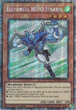 starlight rare yugioh cards Elemental HERO Stratos [BODE-EN100] Starlight Rare – Media Reload