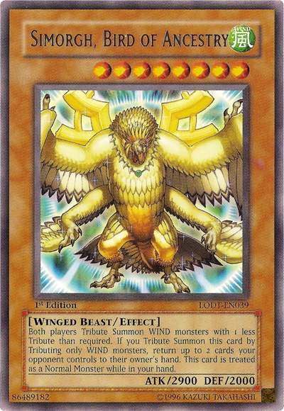 Simorgh, Bird of Ancestry [LODT-EN039] Rare  Media Reload
