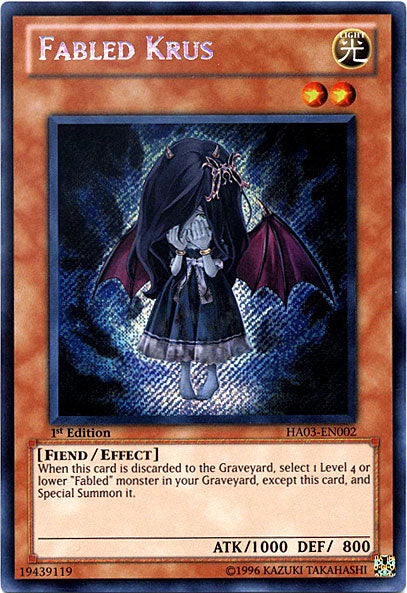 yugioh fabled cards Yu-Gi-Oh! - Leviathan (HA03-EN026) - Hidden Arsenal 3-1st Edition Exclusive single card from the Hidden Arsenal 3 set Fabled - Yugipedia