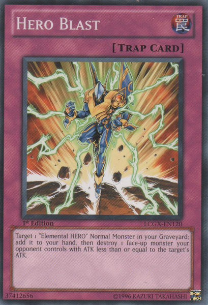 yugioh hero trap cards Hero Blast [LCGX-EN120] Common – Media Reload