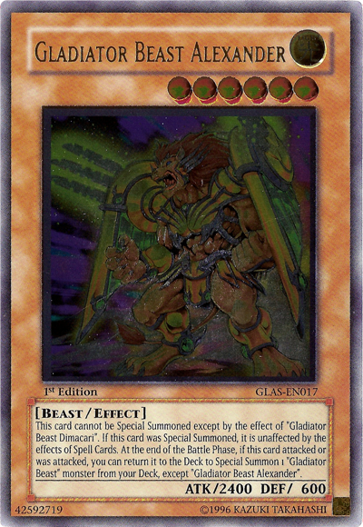 Gladiator Beast Alexander [GLAS-EN017] Ultimate Rare – Media Reload