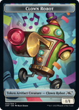 Clown Robot (003) // Food (011) Double-Sided Token [Unfinity Tokens]