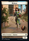 Spider // Human Double-Sided Token [Commander Legends: Battle for Baldur's Gate Tokens]