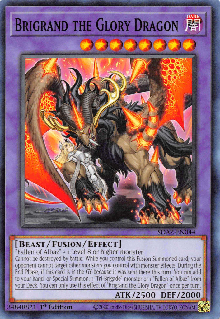 Brigrand the Glory Dragon [SDAZ-EN044] Common – Media Reload