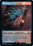 Spawn // Blue Horror Double-Sided (Surge Foil) [Warhammer 40,000 Tokens]