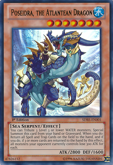 Poseidra, the Atlantean Dragon [SDRE-EN001] Ultra Rare – Media Reload