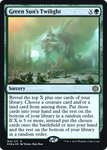 Green Sun's Twilight [Phyrexia: All Will Be One Prerelease Promos]