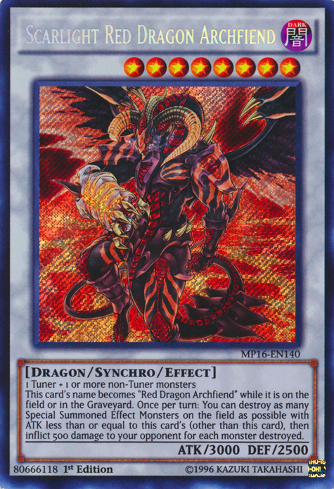 Scarlight Red Dragon Archfiend [MP16-EN140] Secret Rare – Media Reload