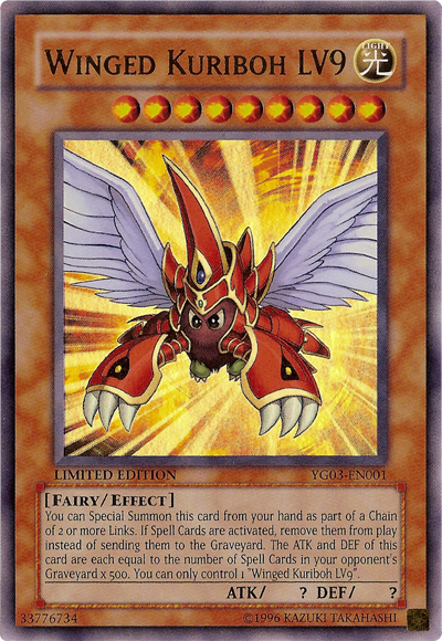 yugioh cards fandom Winged Kuriboh LV9 [YG03-EN001] Ultra Rare – Media Reload