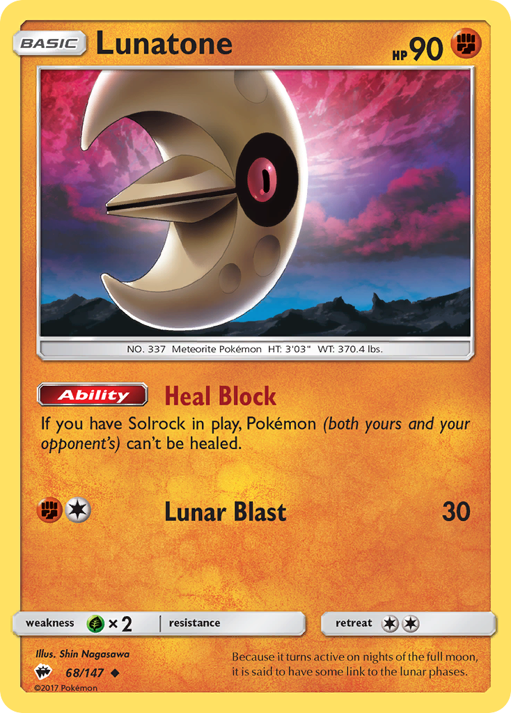 Lunatone (68/147) [Sun & Moon: Burning Shadows] – Media Reload