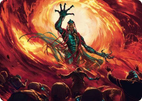 Gix, Yawgmoth Praetor Art Card [The Brothers' War Art Series] – Media Reload