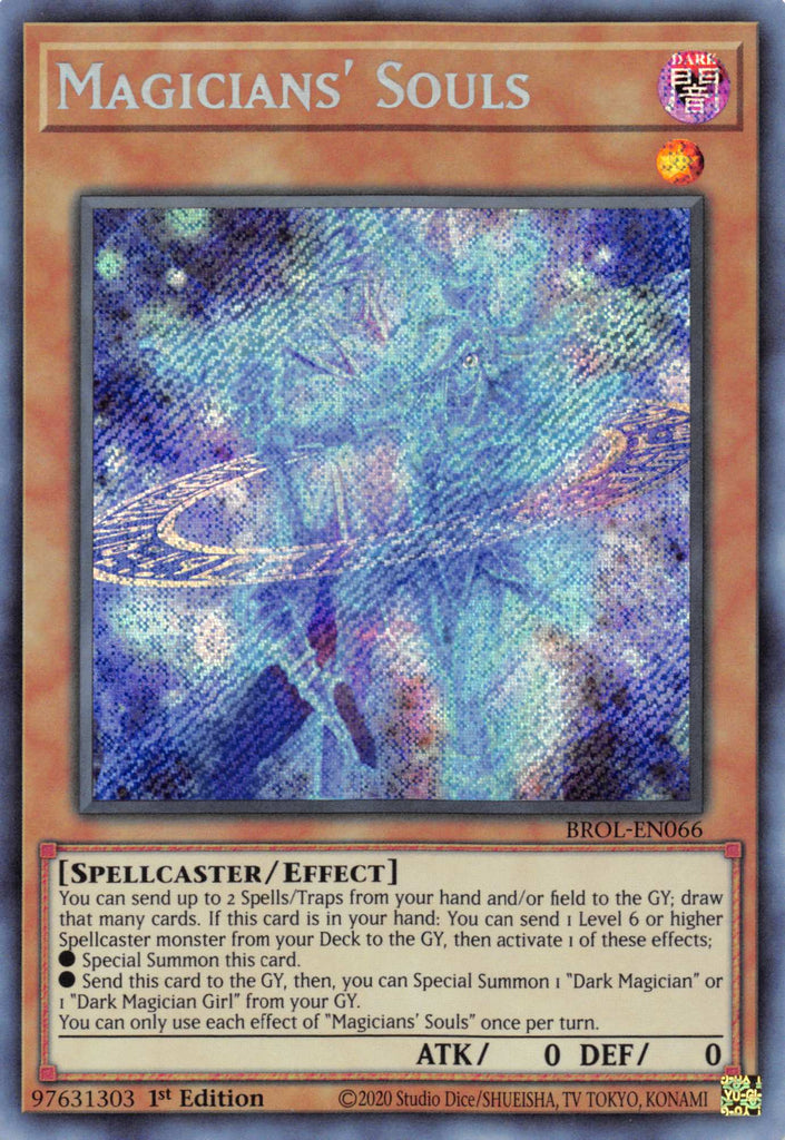 dark souls yugioh cards Magicians' Souls [BROL-EN066] Secret Rare – Media Reload