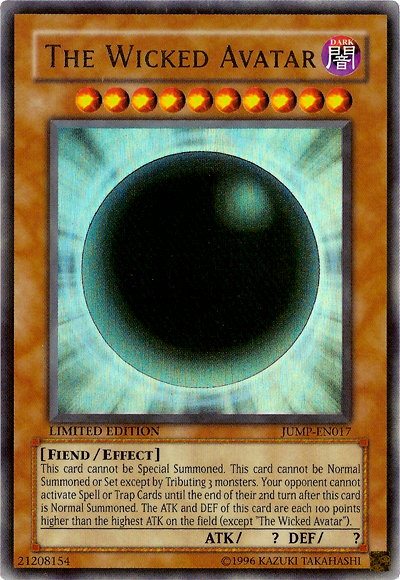the wicked yugioh cards Yu-Gi-Oh! Gods Set : Toys & Games This is of Super Rare rarity.From the Pharaonic Guardian set.You will receive the 1st Edition version of this card. Statue of the Wicked Card