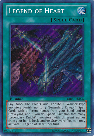 yugioh legendary dragon spell cards Legend of Heart [DRLG-EN006] Secret Rare Style:Grand Larceny machine From the Dragons of Pokemon Trading Card Game