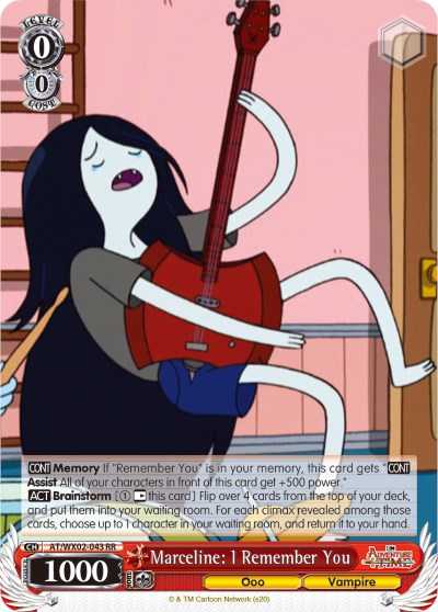 Marceline: I Remember You (AT/WX02-043 RR) [Adventure Time