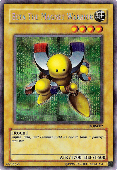 destroy cards yugioh Beta the Magnet Warrior [DOR-002] Secret Rare – Media Reload