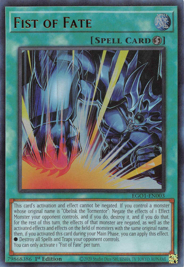 Fist of Fate [EGO1-EN003] Ultra Rare – Media Reload